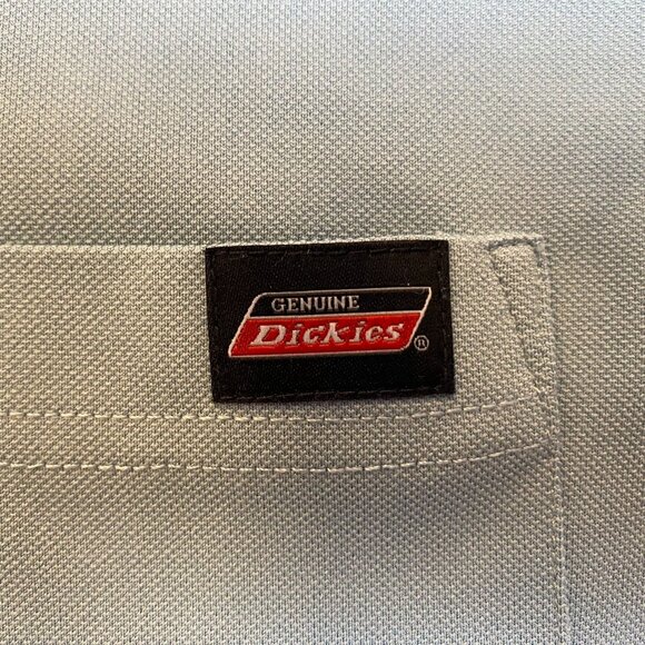 Dickies Men's T-Shirt 2XL Light Blue Crewneck With Pocket - Picture 7 of 11